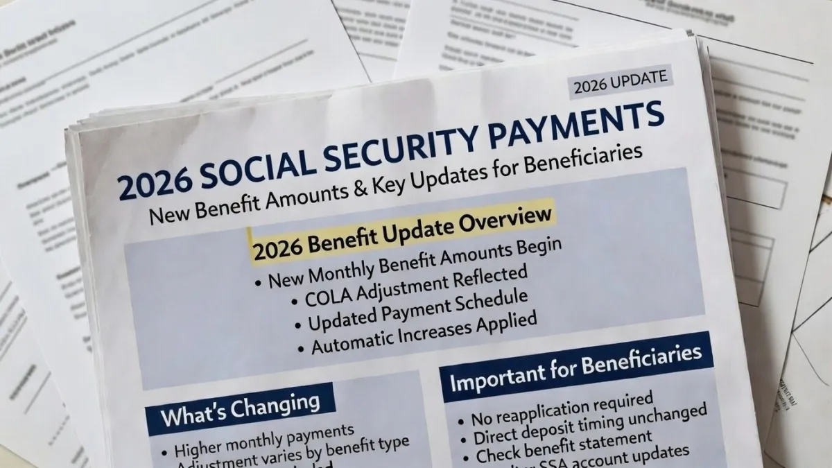 First Social Security Payments of 2026 Arrive Next Week