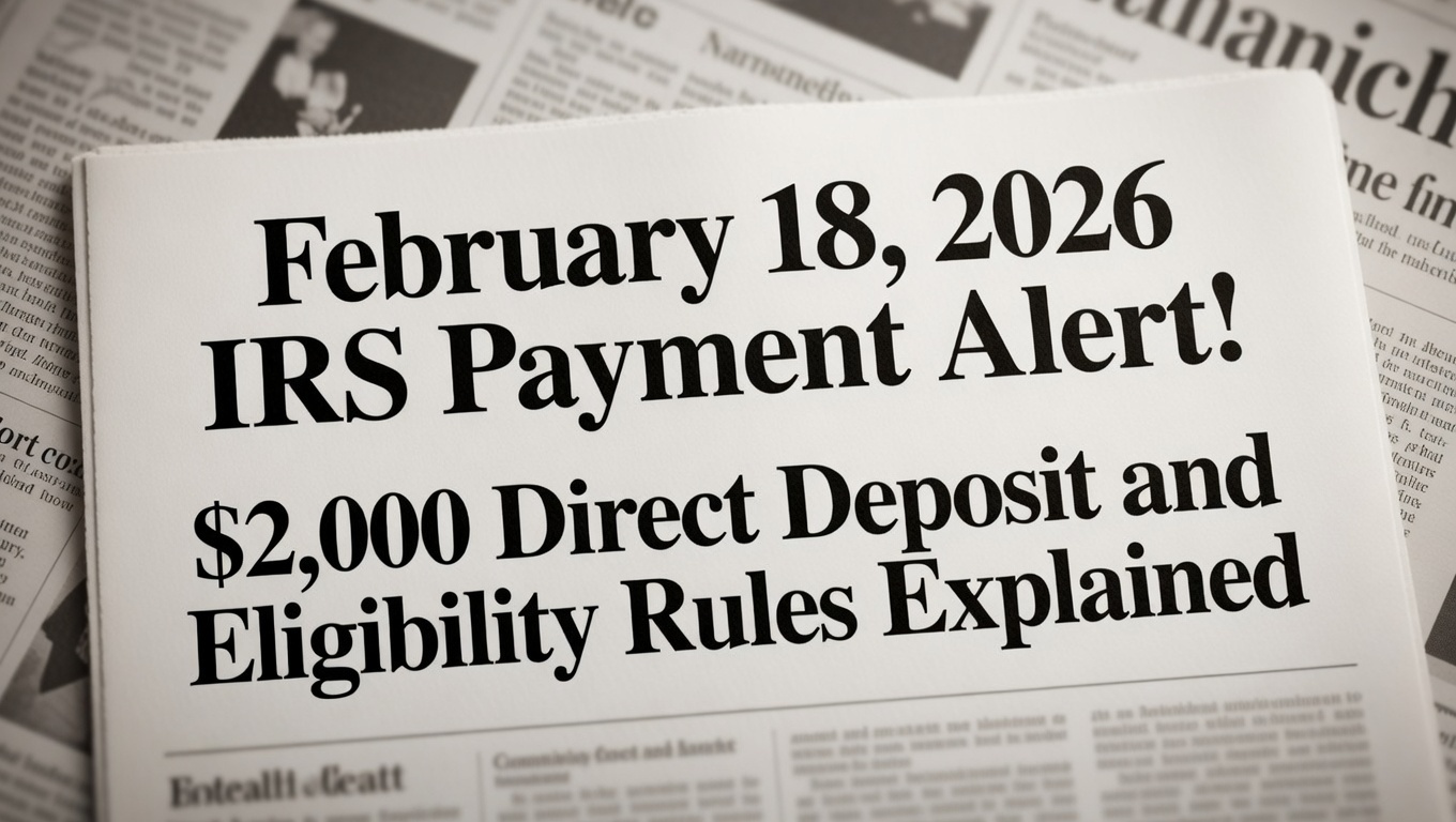 $2,000 Direct Deposit and Eligibility Rules Explained