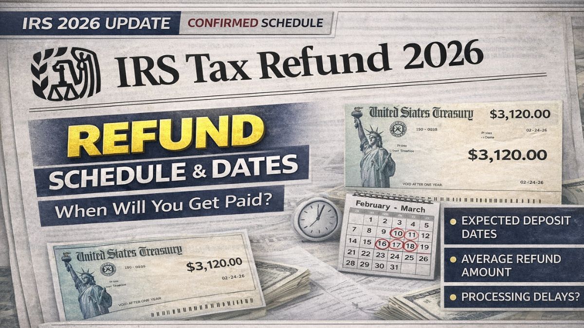 IRS Tax Refund 2026 Schedule