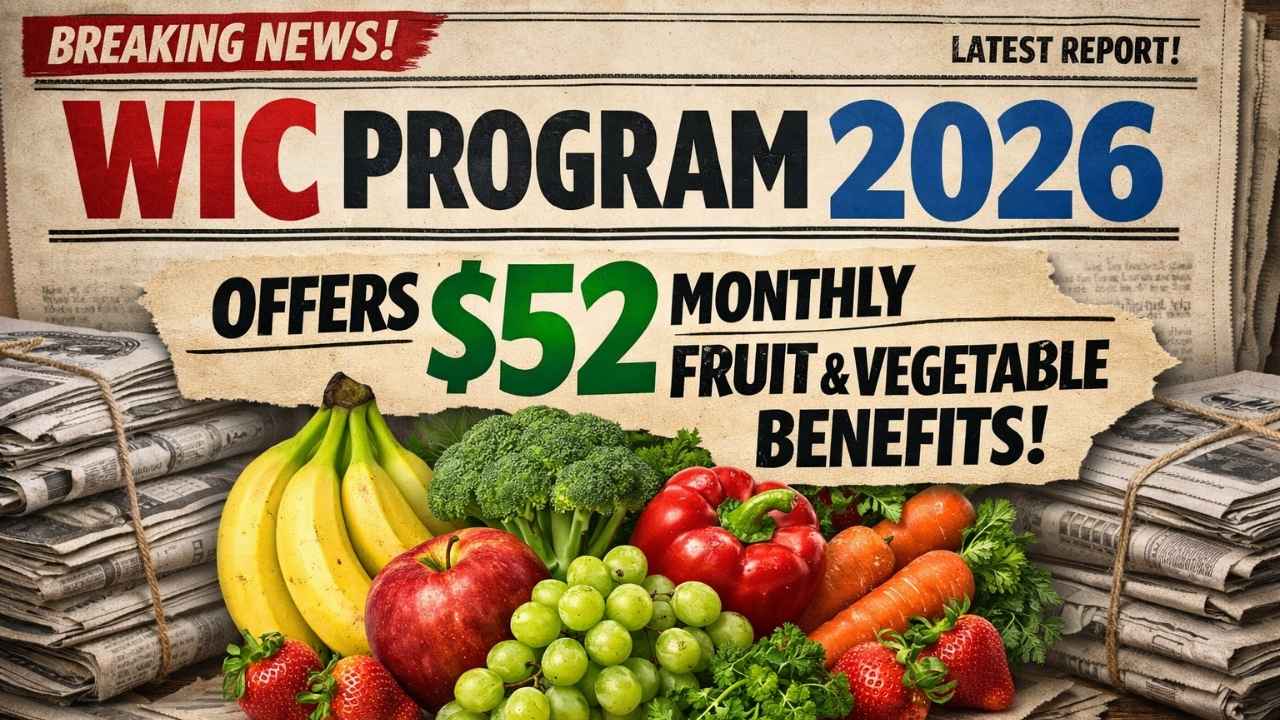 WIC Program 2026 Offers $52 Monthly Fruit and Vegetable Benefits