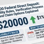 $2,000 Federal Direct Deposit