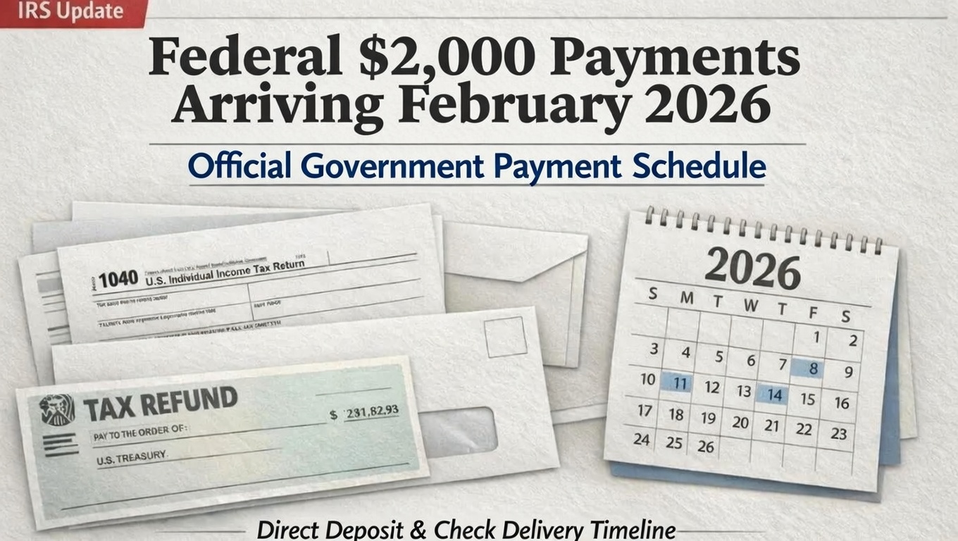 Federal $2,000 Payments Arriving February 2026